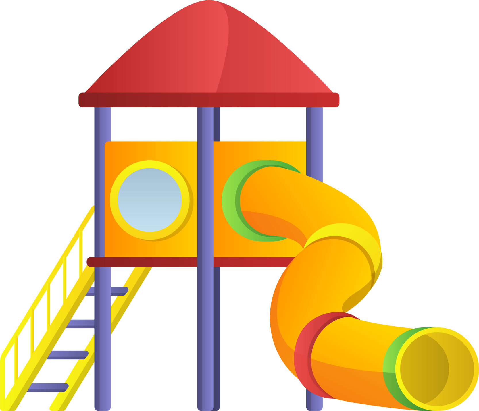 Kids Playground Illustration